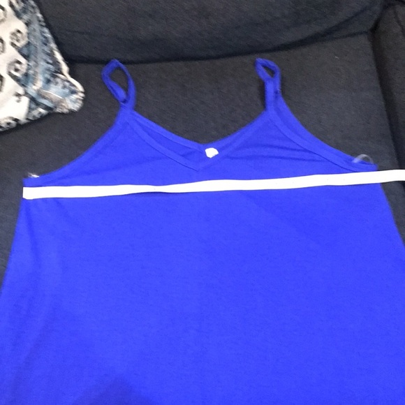 Zenana V-Neck Adjustable Strap with Pockets Purple Maxi Dress-Size 2X - Picture 8 of 8